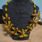 Unieke kikker ketting Hex, Ophalen of Verzenden, Zo goed als nieuw, Overige kleuren, Overige materialen