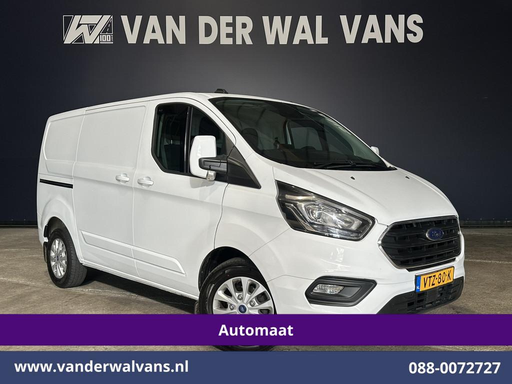 Ford Transit Custom 2.0 TDCI 130pk Automaat L1H1 Limited Edi, Stof, 4 cilinders, Wit, Bedrijf
