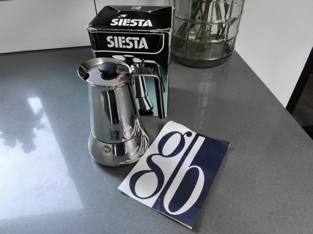 Siesta Espresso Apparaat - nieuw, Witgoed en Apparatuur, Koffiezetapparaten, Espresso apparaat, Nieuw, Gemalen koffie, Ophalen of Verzenden