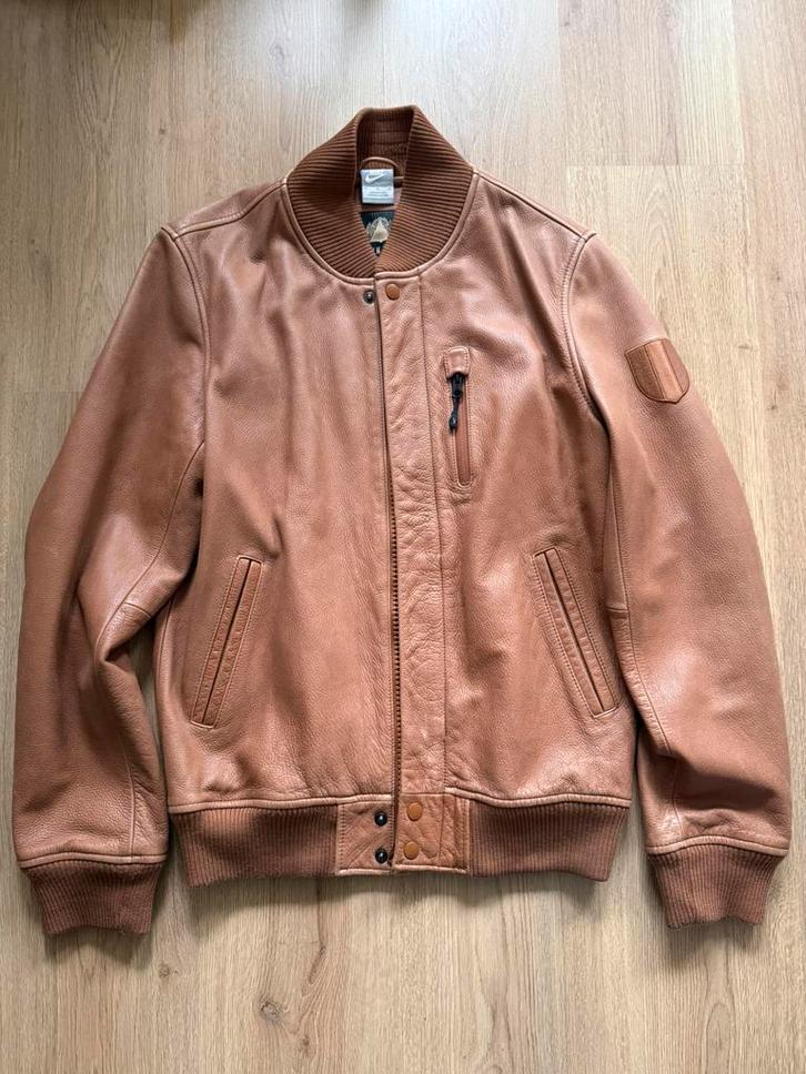 Nike Destroyer All Leather Brown Kobe Bryant 2012 • Maat M, Kleding | Heren, Jassen | Winter, Gedragen, Maat 48/50 (M), Bruin