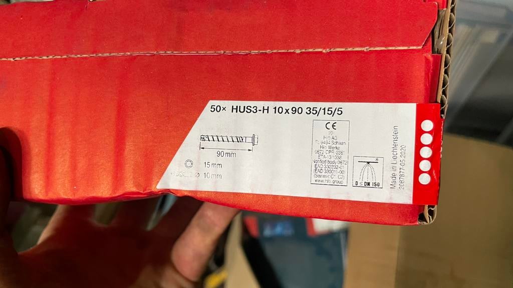 Betonschroef Hilti HUS3-H 10x90 35/15/5, Ophalen of Verzenden, Nieuw