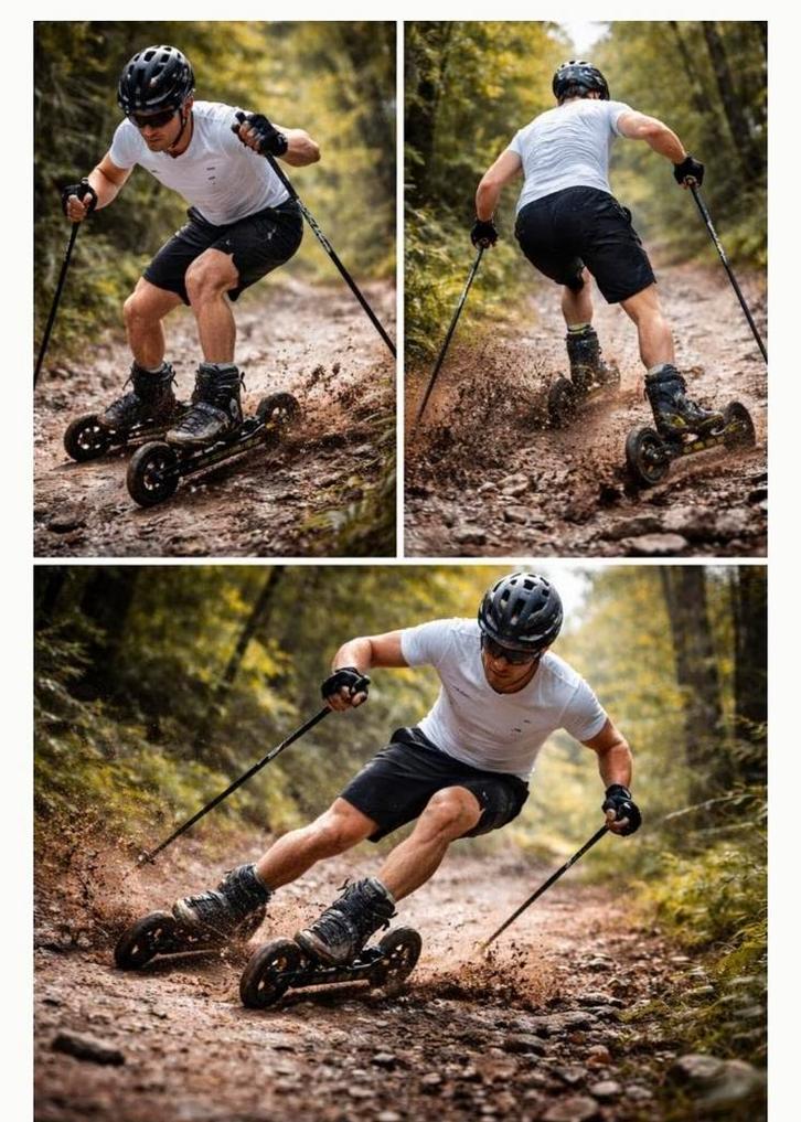 Nordic V07 skates, + stokken + extra band + extra remmen, Sport en Fitness, Skeelers, Gebruikt, Overige typen, Overige merken