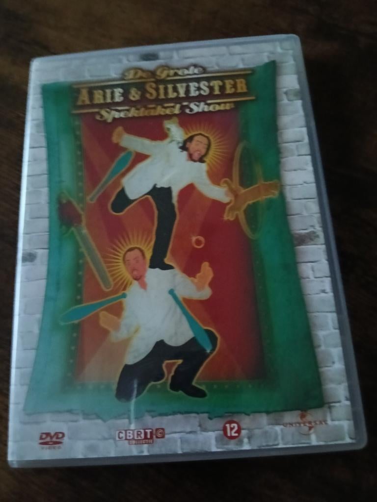 De Grote Arie & Silvester Spektakel Show DVD, Cd's en Dvd's, Vanaf 12 jaar, Ophalen of Verzenden, Gebruikt, Stand-up of Theatershow
