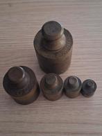 Set van antieke koperen gewichten, Antiek en Kunst, Antiek | Koper en Brons, Ophalen of Verzenden