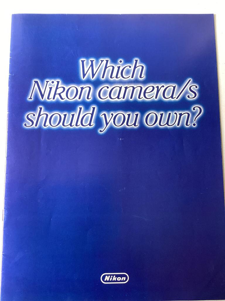 Folder Nikon Camera’s (fotografie), Verzenden, Zo goed als nieuw, Folder