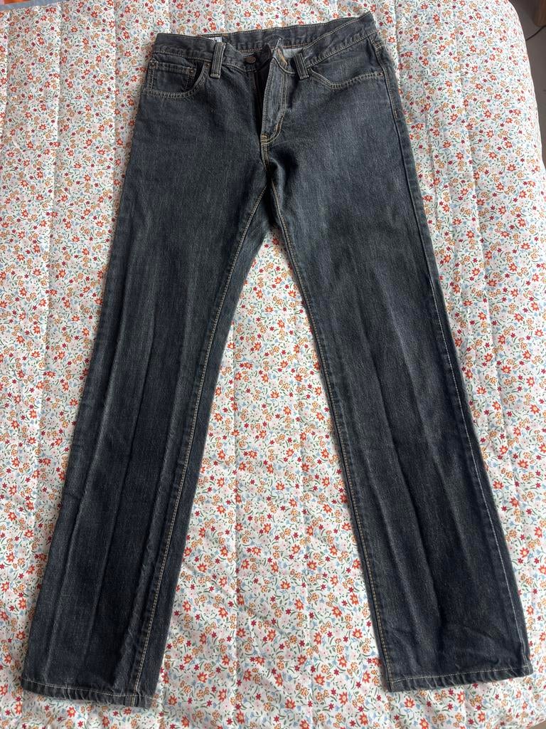 Edwin 402 spijkerbroek – maat 30 – donkerblauw/zwart denim, Ophalen of Verzenden, Gedragen, Zwart, W30 - W32 (confectie 38/40)