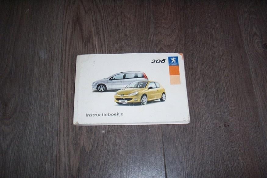 Gebruikershandleiding voor PEUGEOT 206   1998/2005, Auto diversen, Handleidingen en Instructieboekjes, Ophalen of Verzenden