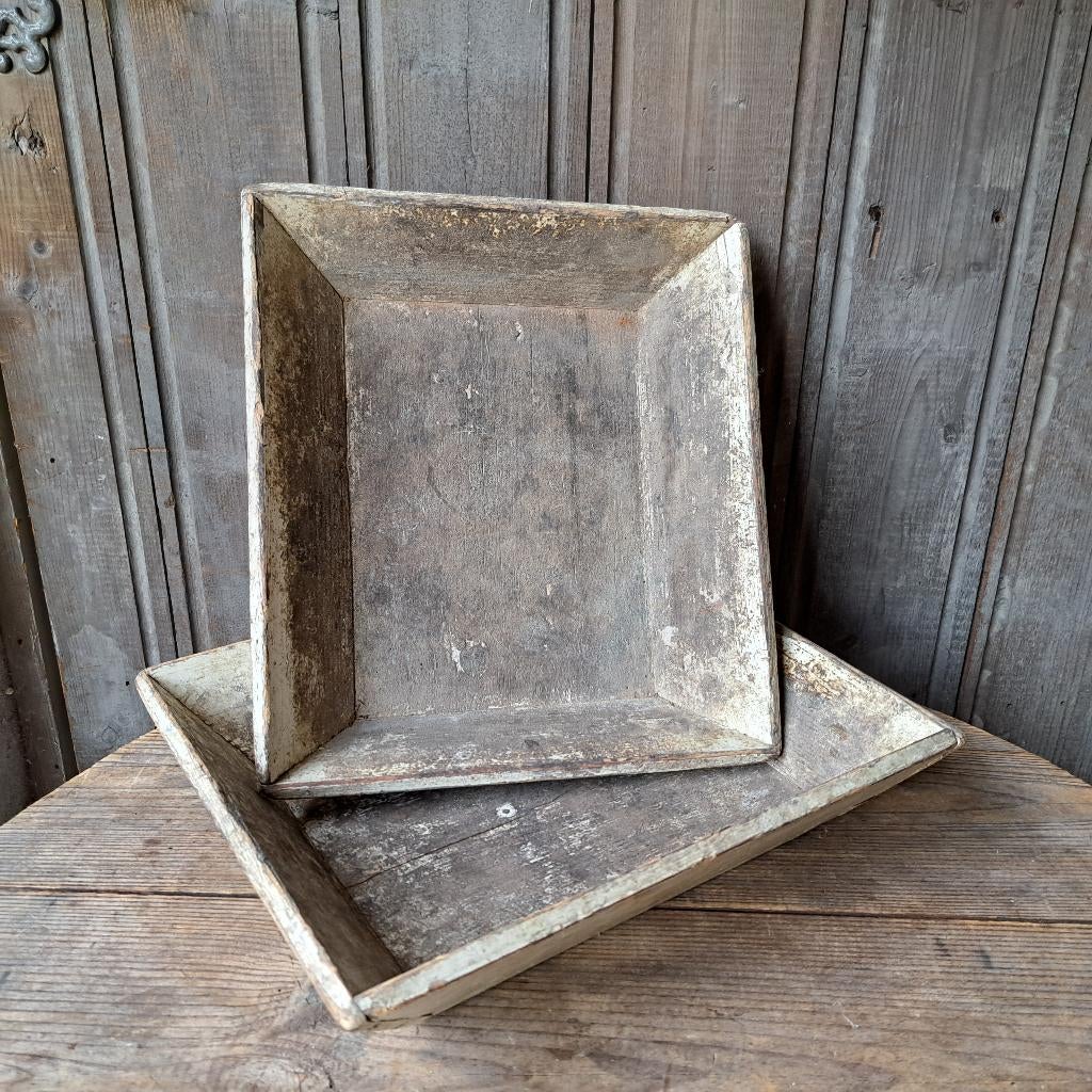 1 Brocante oud sleets houten aardappelbakje bakje bak Etage3, Gebruikt, ., Ophalen of Verzenden, .