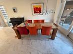 Eikenhouten tafel met stoelen Bert Plantagie, Huis en Inrichting, Tafels | Eettafels, Ophalen, Gebruikt, 100 tot 150 cm, Eikenhout
