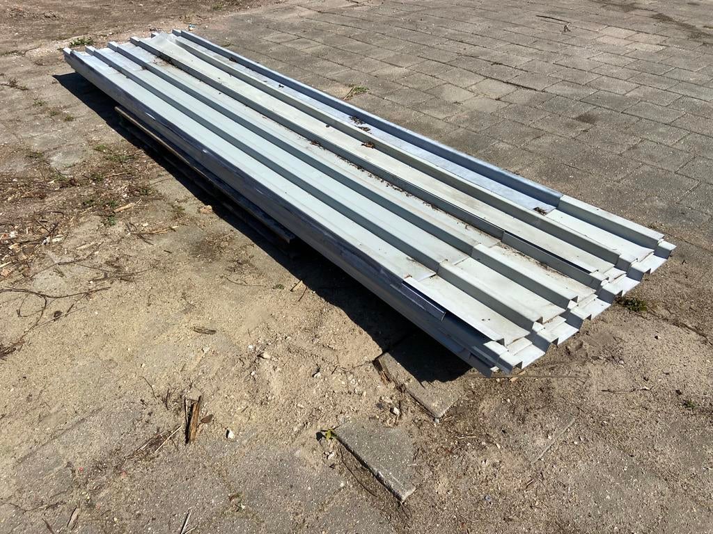 Dakplaten damwandplaten gevelplaten 4m, Doe-het-zelf en Verbouw, Platen en Panelen, Ophalen of Verzenden, Gebruikt