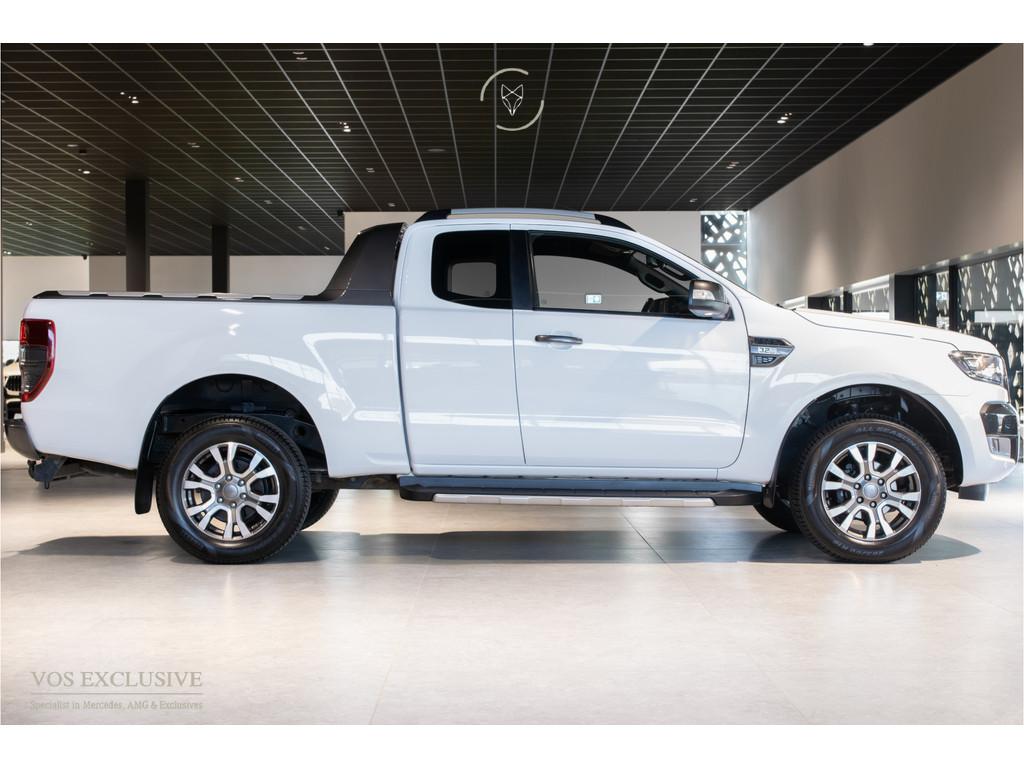 Ford Ranger 3.2 TDCi 4x4 Wildtrak Supercab 18''|Verw-stln|Ca, Auto's, Ford, Gebruikt, Euro 6, Wit, Vierwielaandrijving