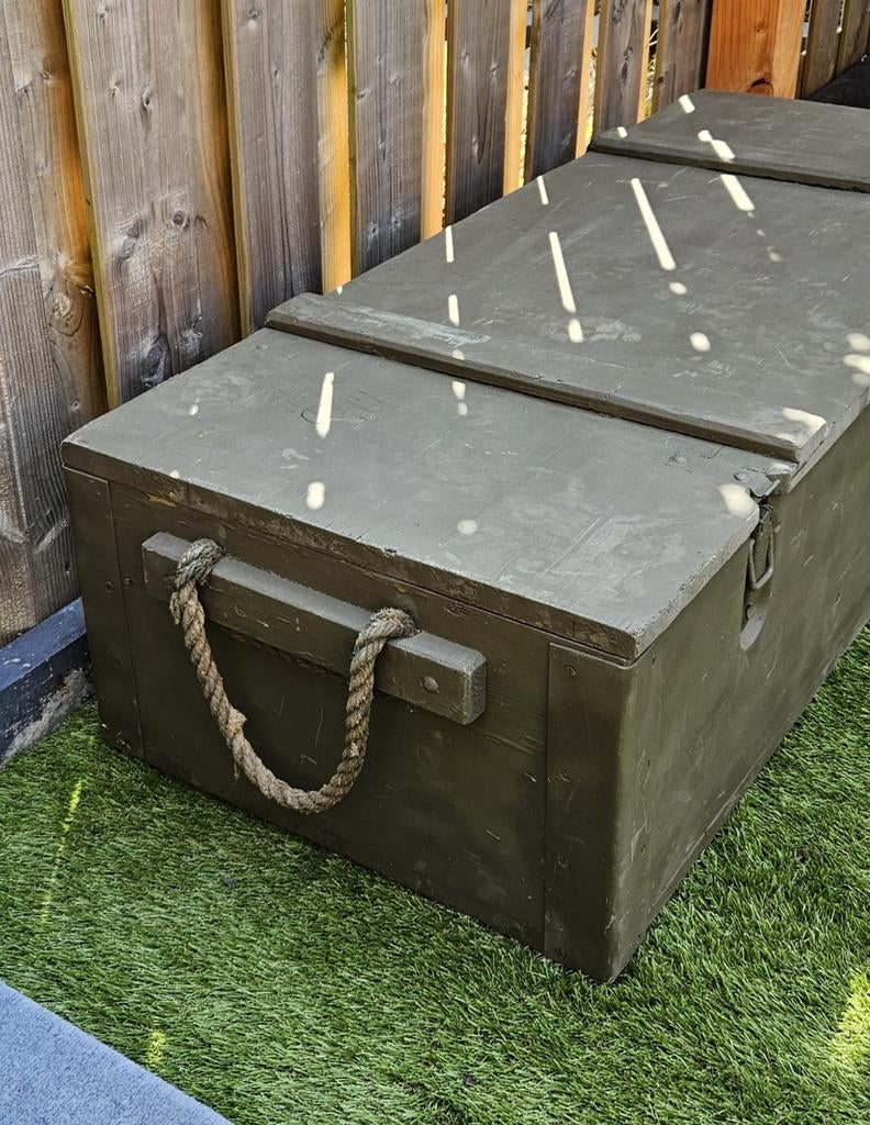 Legerkist, Ophalen, Gebruikt, 100 tot 150 cm, Minder dan 50 cm