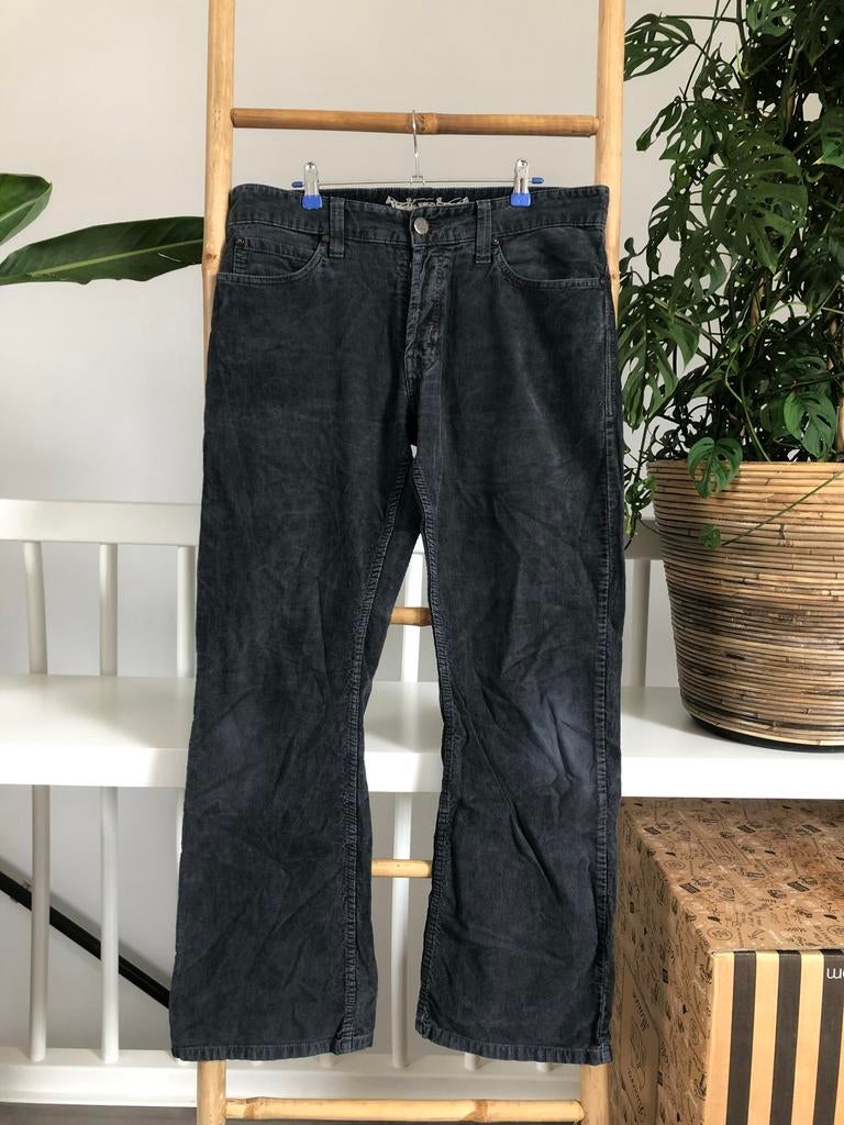 Levi's 512 Corduroy Broek - W34 L32, Ophalen of Verzenden, Gedragen, Zwart, W33 - W34 (confectie 48/50)