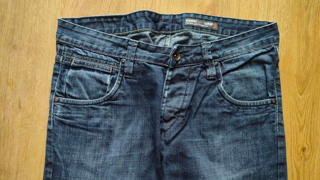 Mooie heren jeans van GARCIA W31-L32 1x gedragen, Blauw, Garcia, W32 (confectie 46) of kleiner, Ophalen of Verzenden