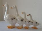 Goebel Beeldje met 4 Ganzen W. Germany, Ophalen of Verzenden, Gebruikt, Dier