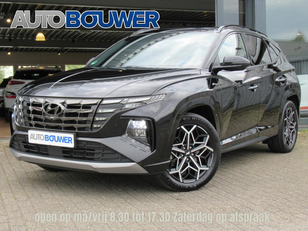 Hyundai Tucson 1.6 T-GDI PHEV 265 PK Premium N Line Sky 4WD, Auto's, Hyundai, Automaat, 1350 kg, Gebruikt, Zwart
