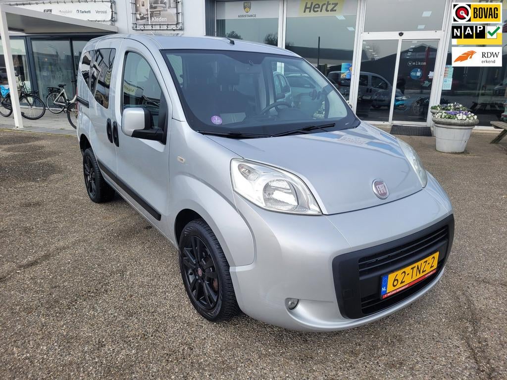 Fiat Qubo 1.4 Dynamic Rolstoelauto, Auto's, Voorwielaandrijving, Euro 5, 400 kg, Parkeersensor