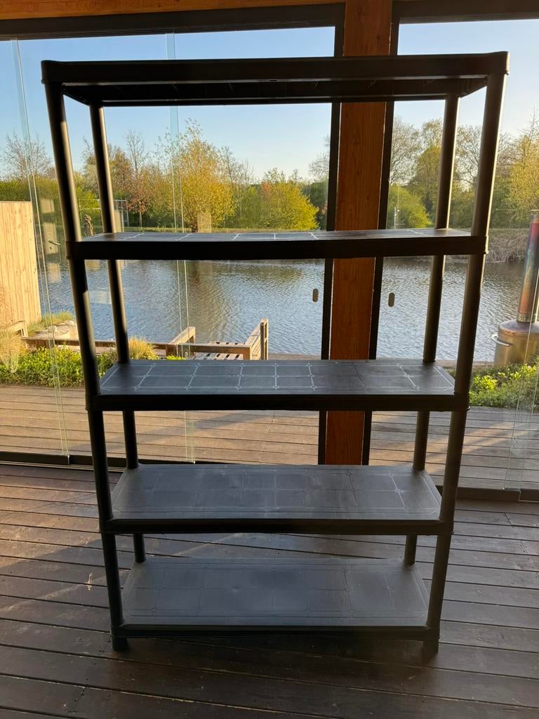 Zwarte stellingkast, Ophalen of Verzenden