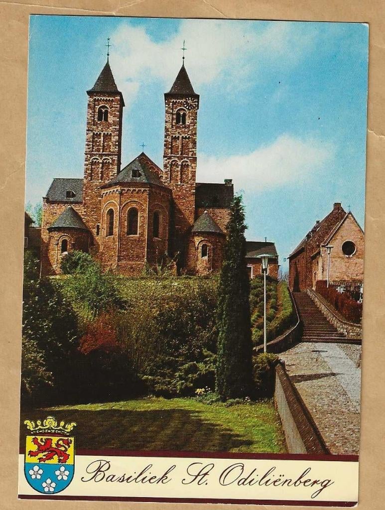 Ansichtkaart Basiliek H.H. Wiro PLechelmus St. Odiliënberg., Ophalen of Verzenden, 1980 tot heden, Ongelopen, Limburg