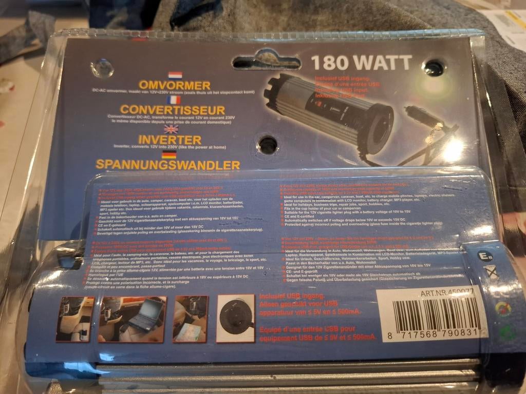 Omvormer 180 Watt, Ophalen of Verzenden