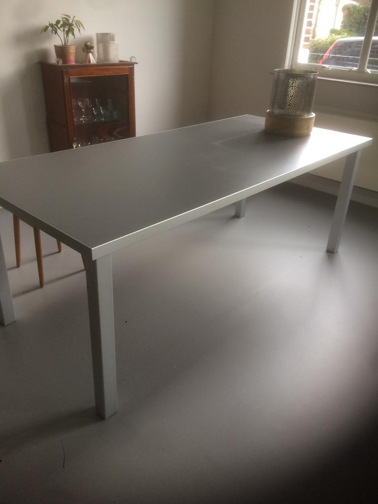 TAFEL industrieel, Huis en Inrichting, Tafels | Eettafels, Overige materialen, Vijf personen of meer, 150 tot 200 cm, Rechthoekig