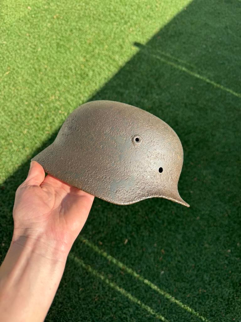 Duitse m40 helm, Ophalen of Verzenden, Duitsland, Helm of Baret