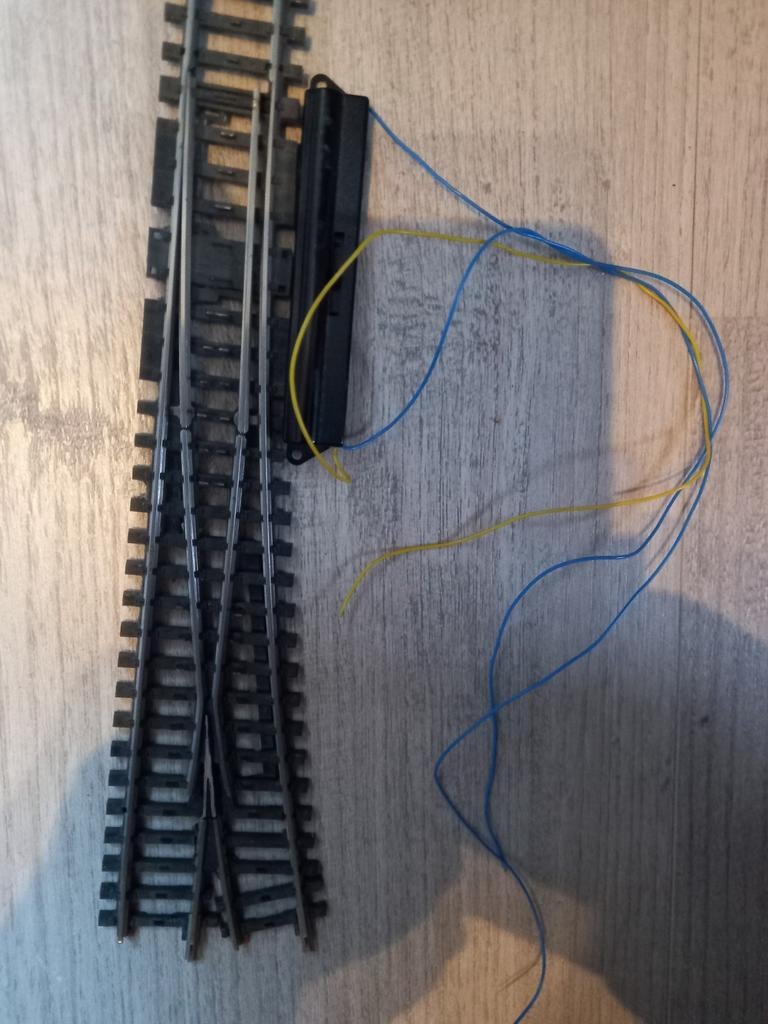 Wissel met aandrijving voor modelspoorbaan k rails marklin, Ophalen of Verzenden, Zo goed als nieuw, Wisselstroom, Rails