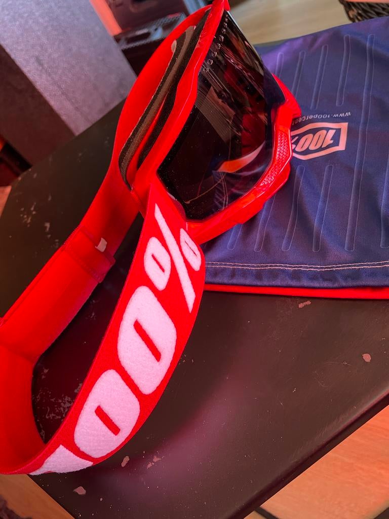 100% Strata 2 MX/MTB Goggle - Breed Gezichtsveld, Overige merken, Ophalen of Verzenden, Nieuw zonder kaartje, Heren