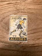 V.V. Alcides Meppel Jeugd Aktie lucifer etiket, Ophalen of Verzenden, Gebruikt, Overige binnenlandse clubs, Poster, Plaatje of Sticker