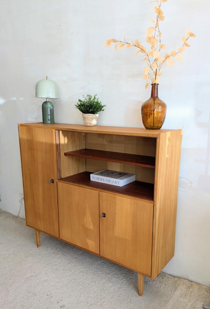 Vintage retro kast highboard, Ophalen, Gebruikt, ., .