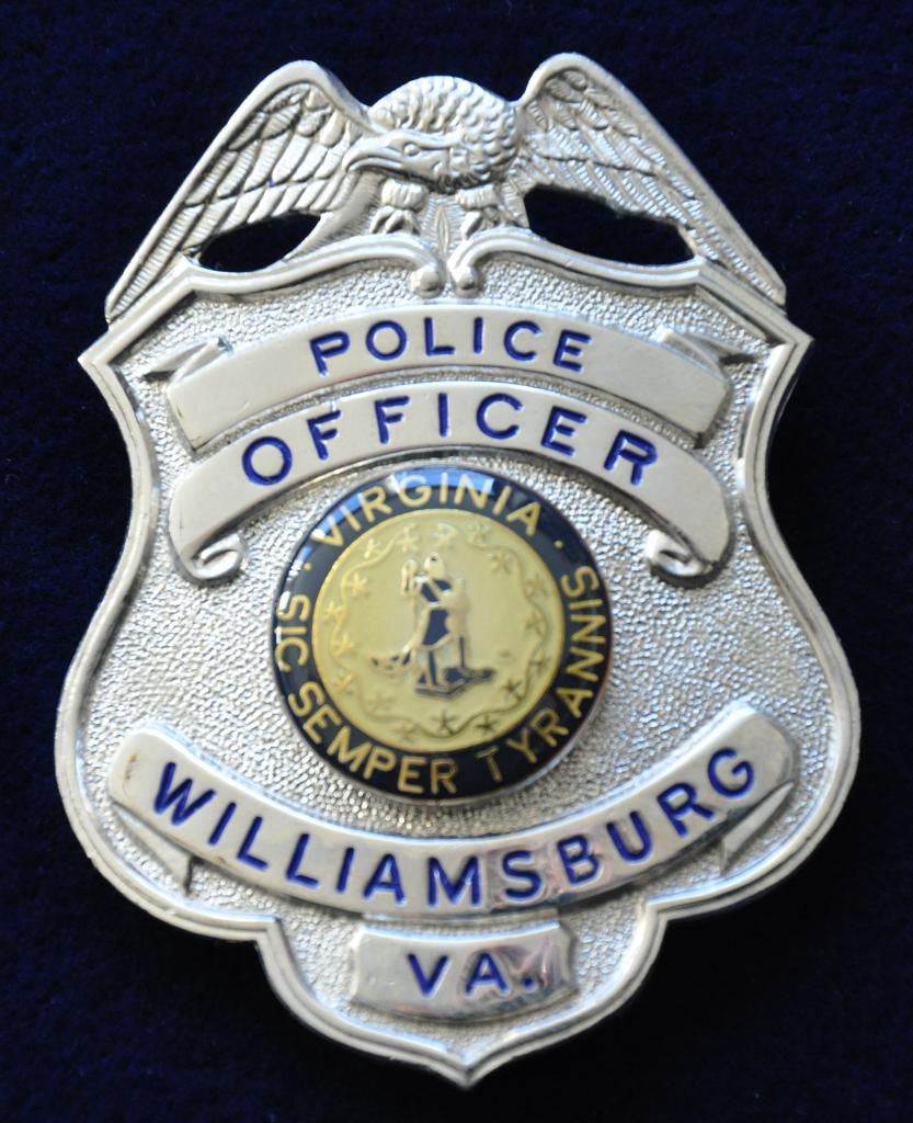Amerikaanse politie badge Virginia USA, Ophalen of Verzenden, Overige soorten, Amerika, Embleem of Badge