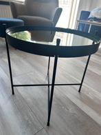 Bijzettafel zwart, Minder dan 55 cm, Rond, Zo goed als nieuw, Ophalen