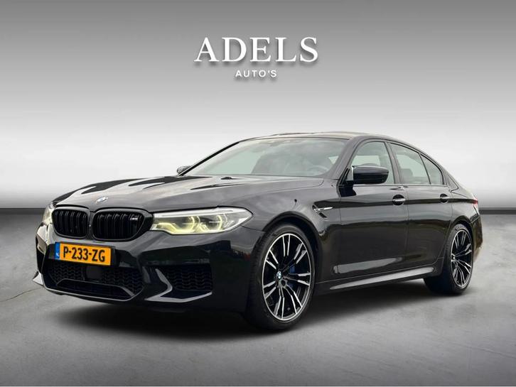 BMW 5 Serie M5 Carbondak Dealer Onderhouden Nachtzicht HUD, Auto's, BMW, Bedrijf, Te koop, 5-Serie, 360° camera, 4x4, ABS, Achteruitrijcamera