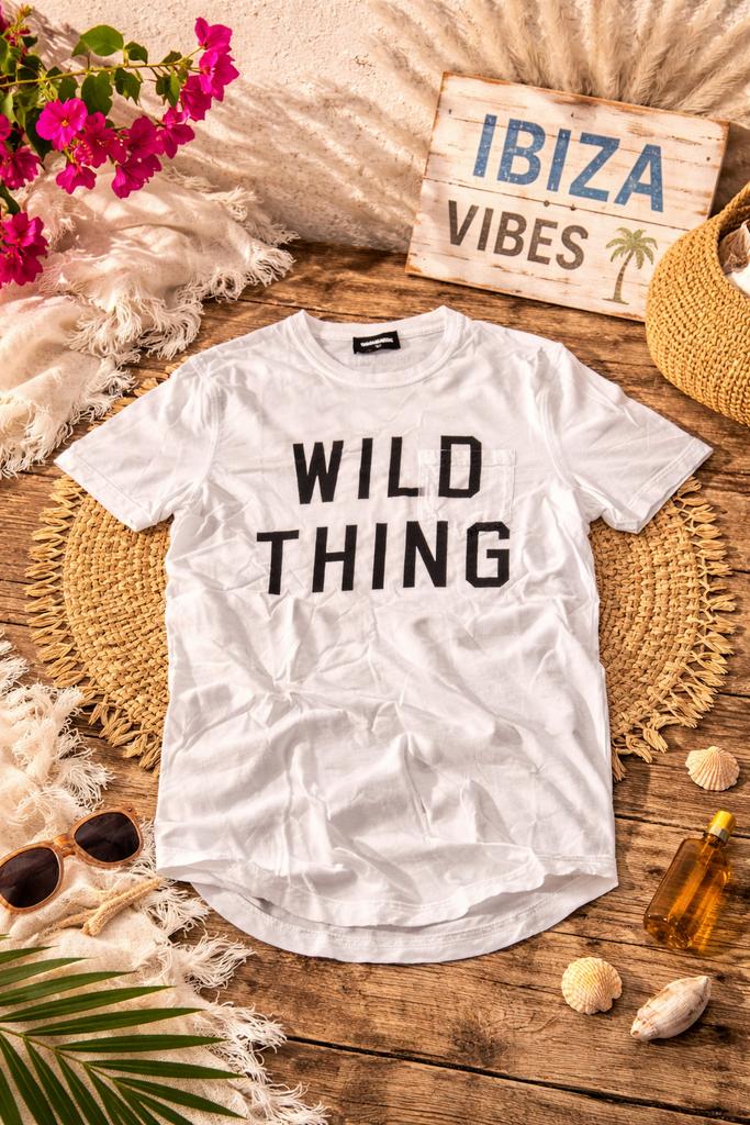 Dsquared2 T-shirt 16Y - Wild Thing, Kinderen en Baby's, Kinderkleding | Maat 176, Ophalen of Verzenden, Zo goed als nieuw