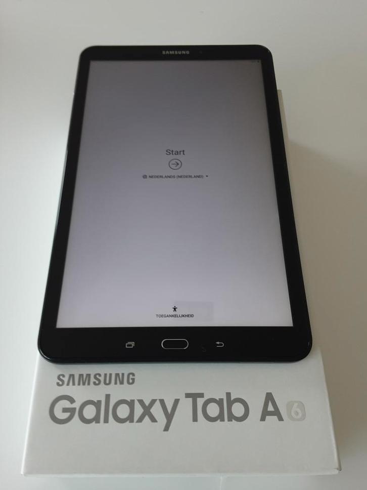 Samsung Galaxy Tab A6 (2016) SM-T580 Zwart, Computers en Software, Android Tablets, Zo goed als nieuw, Wi-Fi, 10 inch, 16 GB, Gps
