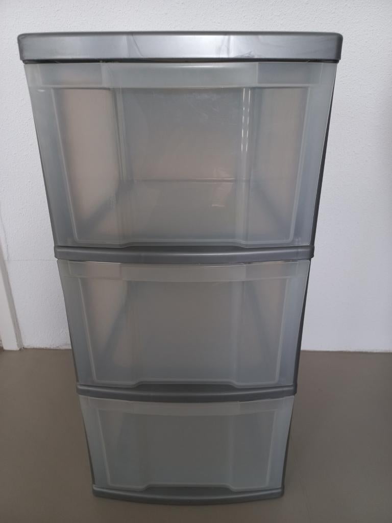 2 plastic ladenkasten., Huis en Inrichting, Kasten | Ladekasten, Ophalen, Minder dan 50 cm, 3 of 4 laden, Minder dan 100 cm