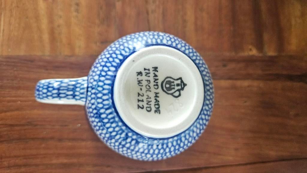 Bunzlau Theepot en bekers, Keramiek, Ophalen of Verzenden, Zo goed als nieuw, Overige stijlen