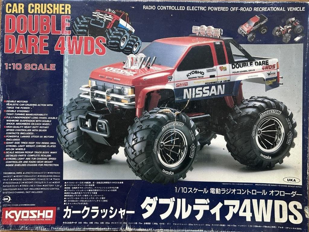 KYOSHO Car Cruiser Double Dare 4WDS 1:10, Elektro, Gebruikt, Auto offroad, Ophalen of Verzenden