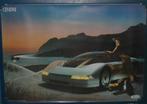 Reclame Poster. Centari. Du. Pont lak met Peugeot prototype, Ophalen of Verzenden, Zo goed als nieuw, Auto's