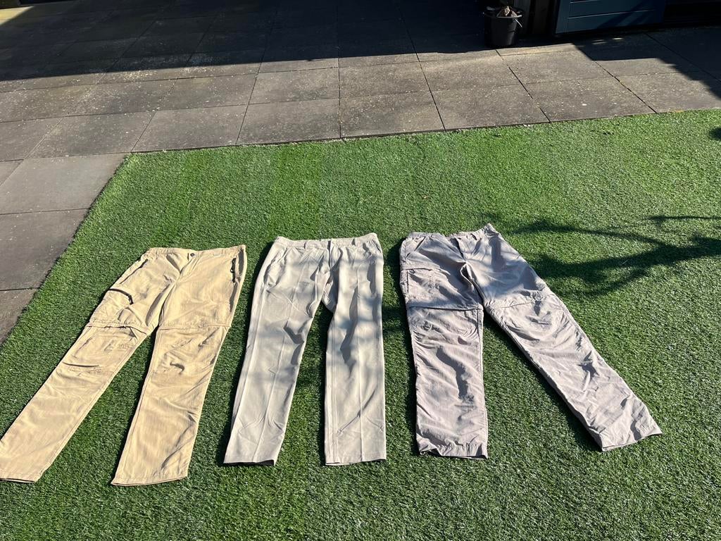 Te koop aangeboden 3 heren wandelbroeken, Kleding | Heren, Broeken en Pantalons, Ophalen of Verzenden, Zo goed als nieuw, Overige kleuren