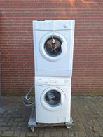 Wasmachine + droogtrommel - Gebruikt, Witgoed en Apparatuur, Wasmachines, Ophalen, 6 tot 8 kg, Voorlader, 85 tot 90 cm