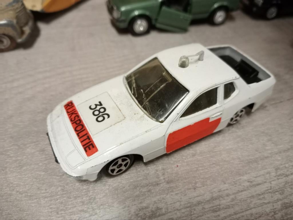 Porsche 924 Norev rijkspolitie, Ophalen of Verzenden, Auto