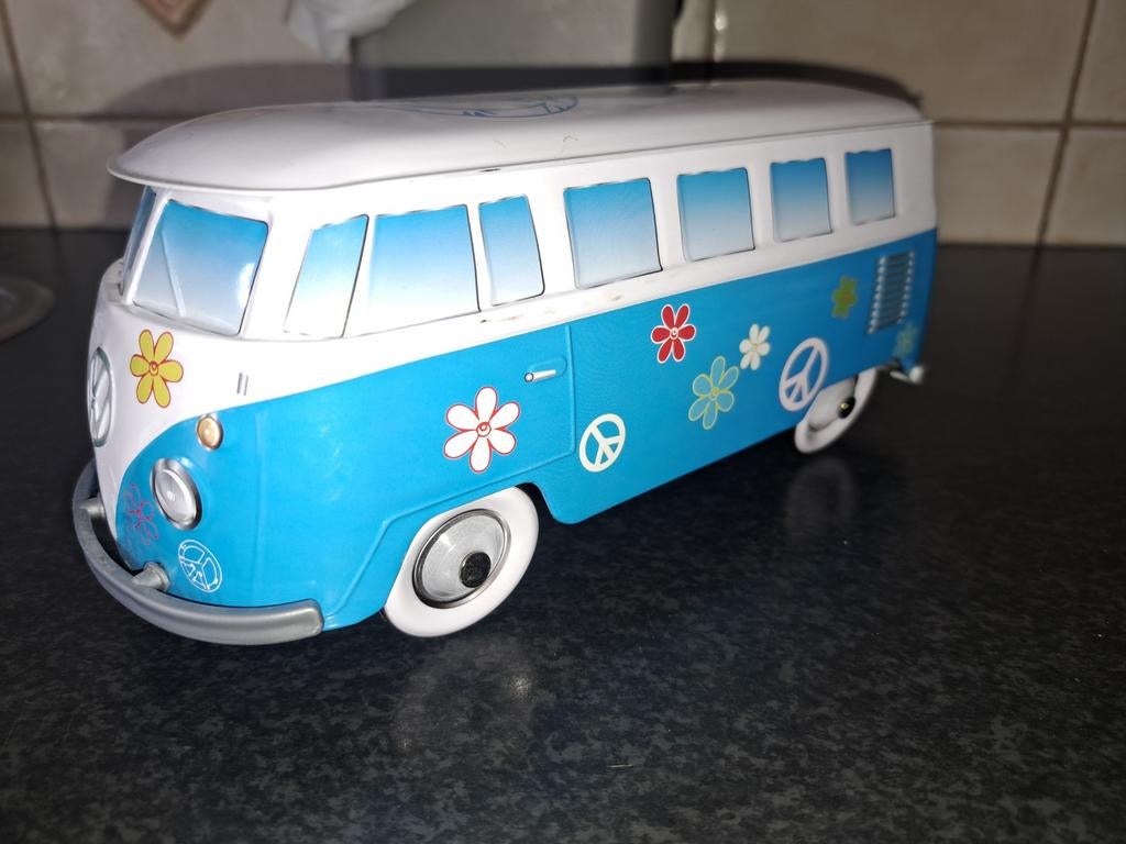 VW T1 Koekjesblik Koper - Hippie Bus Design, Ophalen of Verzenden