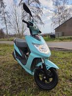 Kymco VP50 -snorscooter Pas gespoten in babyblauw!, Ophalen of Verzenden, Gebruikt, Benzine