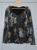 Top zwart wit bruin | XXL | Miss Etam, Kleding | Dames, Tops, Bruin, Maat 46/48 (XL) of groter, Ophalen of Verzenden, Zo goed als nieuw