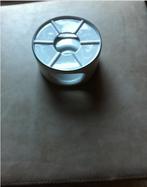 Theelicht houder wit/blauw keramiek Br15 H8cm, Overige materialen, Wit, Ophalen of Verzenden, Zo goed als nieuw