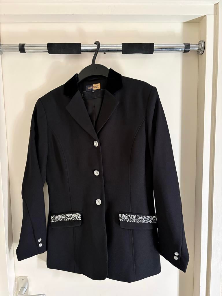 Gepimpte wedstrijdjasjes 176 en 40- Harry's Horse, Dieren en Toebehoren, Paardrijkleding, Ophalen, Gebruikt, Dressuur, Dames