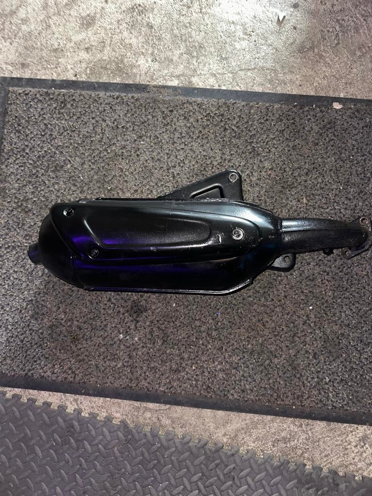 Originele SM02 uitlaat Hexagon Piaggio - Zwart, Ophalen of Verzenden, Gebruikt, Uitlaat, Piaggio