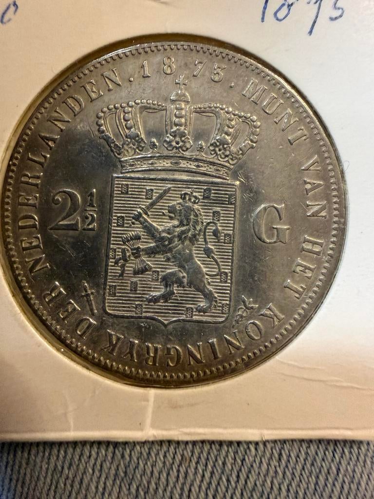 Rijksdaalder 1873 willem III, Postzegels en Munten, Munten | Nederland, Koning Willem III, Zilver, Ophalen of Verzenden, Losse munt