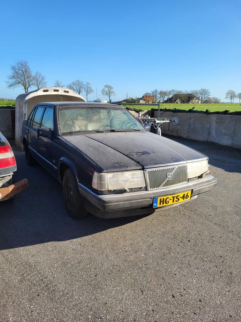 Volvo 960 2.9 AUT U9 1994 Blauw, Automaat, Achterwielaandrijving, Beige, Blauw